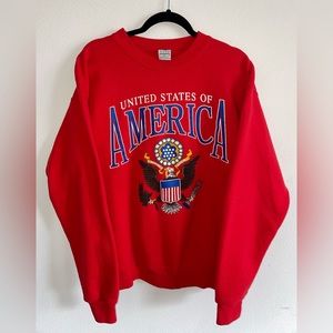 Vintage USA red sweatshirts Size Large